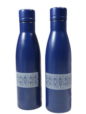 ​New, Set of 2 Pongo Insulated Stainless Steel Water Bottle Blue Canteen Gym